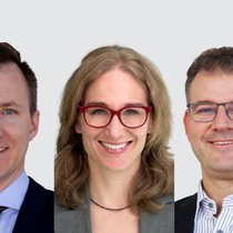 ZHAW Institut für Risk & Insurance (von links) Jürg Portmann,, Angela Zeier Röschmann, Lukas Stricker
