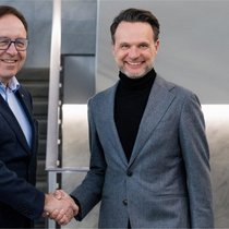 Jean-Daniel Laffely, CEO der Gruppe Vaudoise Versicherungen (l.), und Arno Kneubühler, CEO von Procimmo.