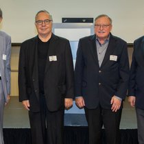 Die vier Gründer, welche die IAF 1996 aus der Taufe hoben (v.l.): Felix Horlacher, André Schaffner, Rudolf Schnider und Rolf Wittendorfer.