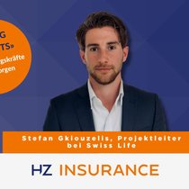 Porträt Stefan Gkiouzelis, Projektleiter bei Swiss Life.