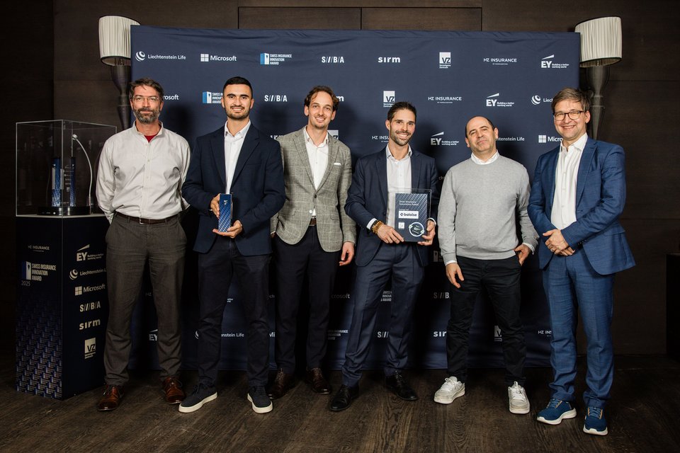 Mit KI auf den 1. Rang: Das Gewinnerteam der Baloise.
