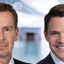 Haben die Bedürfnisse institutioneller Investoren im Blick: Olivier van Eyseren und Sandro Krättli.