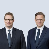 Matthias Aellig (li) ist als Nachfolger von Swiss-Life-CEO Patrick Frost ernannt worden.