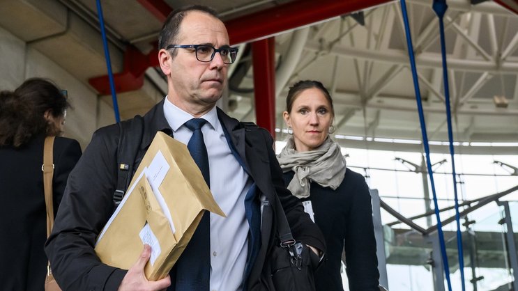 Alain Chablais après à la publication de l'arrêt de la Grande Chambre de la Cour européenne des droits de l'homme sur le recours des «Aînées pour la protection du climat».