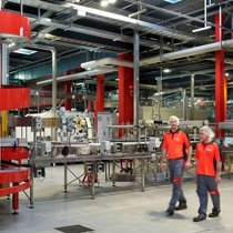 Produktions- und Abfüllanlage von Coca-Cola in Dietlikon/Brüttisellen: Seit 1963 stellt Coca-Cola hier Getränke her.