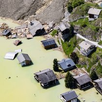 Lors de l'éboulement de Blatten, les dommages ont été totaux dans la plupart des cas.