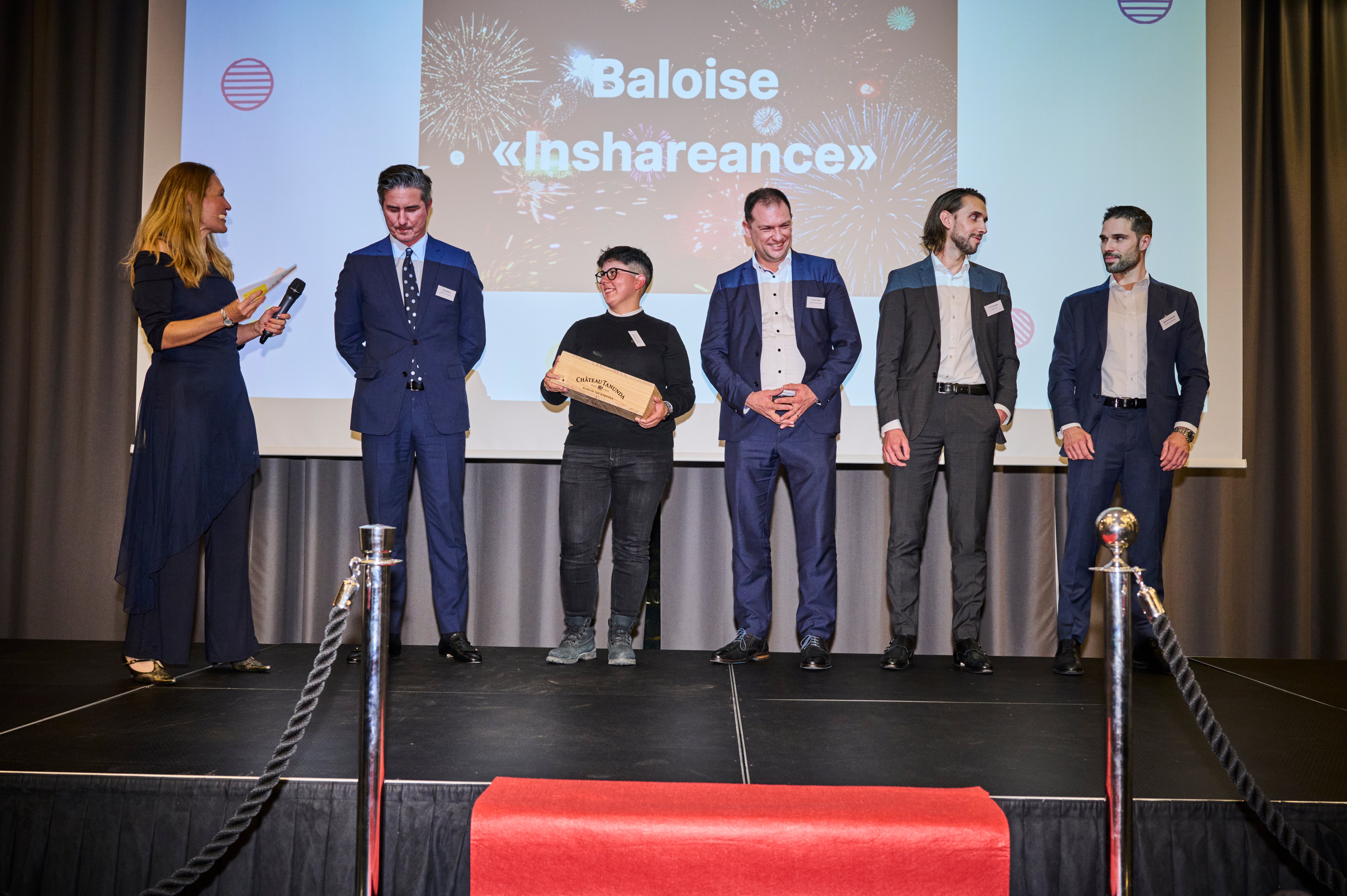 Baloise Team auf der Bühne
