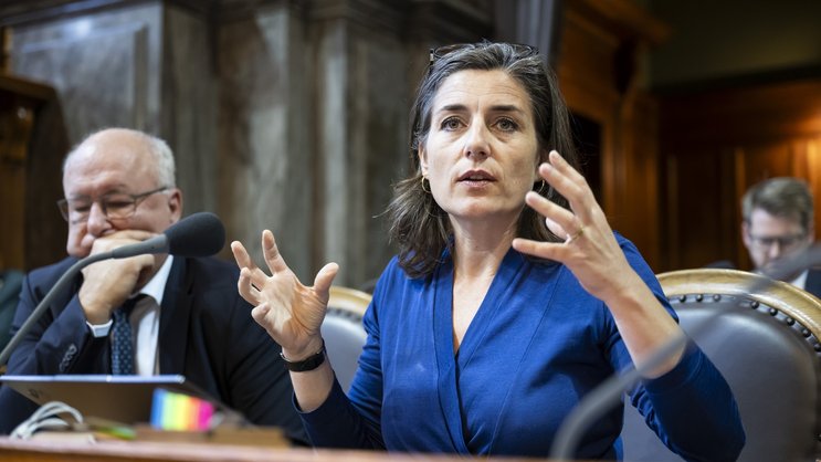 La conseillère aux États Flavia Wasserfallen.