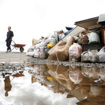 Aufräumen nach dem Desaster: Der Supertaifun «Hagibis», der Mitte Oktober wütete, richtete in Japan schwere Schäden an.