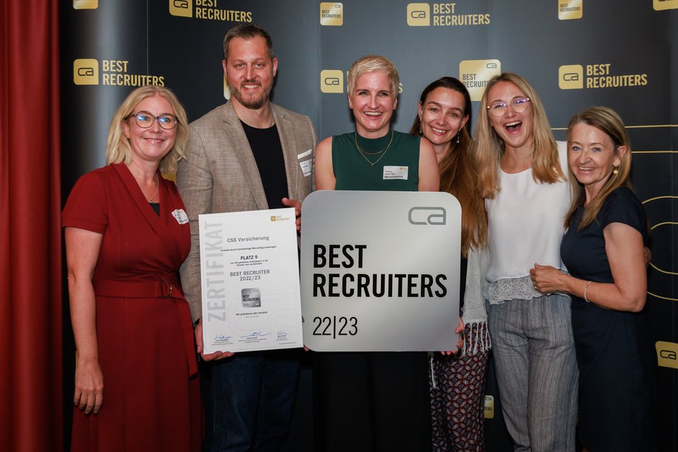 Die CSS erreichte  Platz 9 beim diesjährigen Best Recruiters Award.