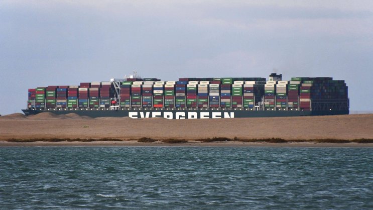 «Ever Given» im Suez-Kanal: Die Ägypter hatten zu Beginn fast eine Milliarde Dollar Schadenersatz gefordert.