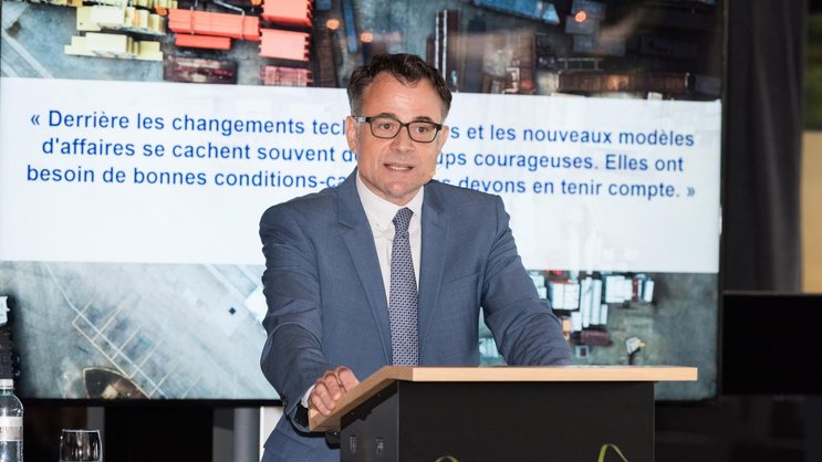 Kaspar Sutter, Regierungsrat Kanton Basel-Stadt: «Grossprojekte wie der Baloise Park und der Helvetia Campus zeigen die Bedeutung der Versicherungsindustrie in Basel.»