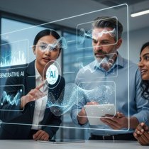 Generative AI ist in Europa auch bei den Versicherern  auf dem Vormarsch. 