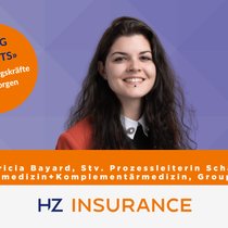 Als Young Talent durfte Patricia Bayard bei der Groupe Mutuel bereits mit 26 Jahren eine Führungsrolle übernehmen.