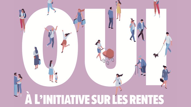 Sujet de la campagne de l'initiative «Pour une prévoyance vieillesse sûre et pérenne».
