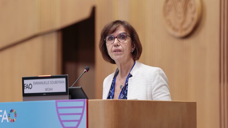Emmanuelle Soubeyran, directrice générale de l'Organisation mondiale de la santé animale (OMSA).