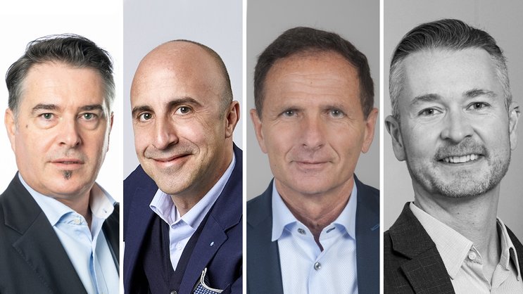 Das SVVG-Redaktionsteam: Alessandro Lanni, Angelo Martinez, Michel F. Chresta und Dr. Michael Zurkinden (v.l.).