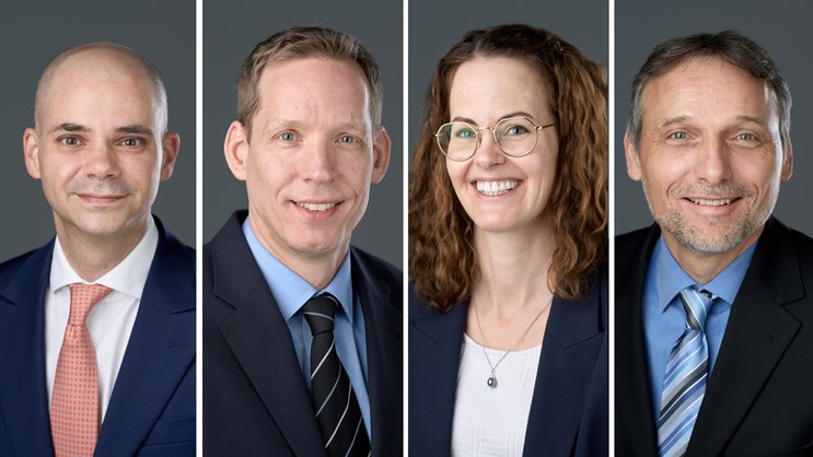 Marco Papalo, Willi Löw, Katja Bagno, René Bucher (v.l.n.r.)