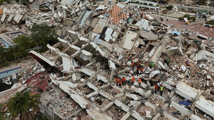 Gewaltige Zerstörungen durch das Erdbeben in Venezuela.