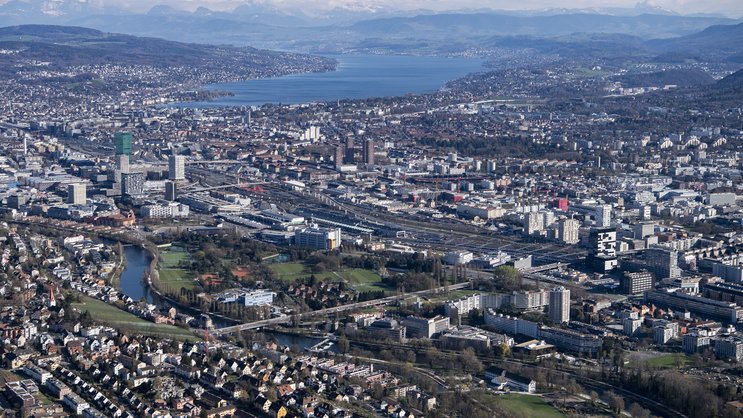 Blick auf Zürich: Grosses Mietertragspotenzial.