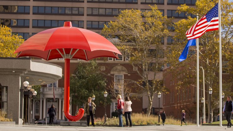 Travelers-Sitz in Hartford Connecticut.