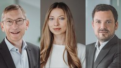 Peter Disler, Teodora Toma und Peter Baldesberger (v.l.n.r.)