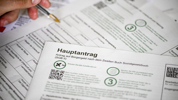 Antrag auf Bürgergeld in Deutschland.