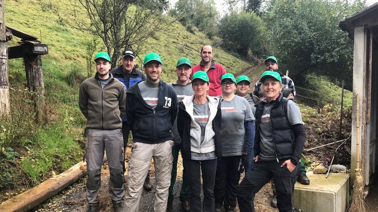 Vaudoise-Mitarbeiter an den «involvere-Tagen – ein Tag, um Gutes zu tun».