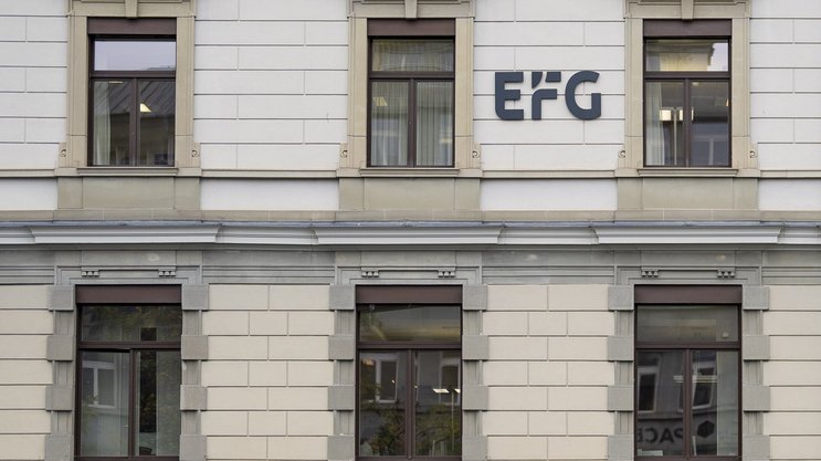 Sitz der Privatbank EFG International in Zürich.