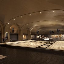 Parcours byzantin avec la mosaique de Qabr Hiram.