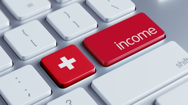 Switzerland Income Concept
