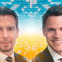 Sehen für die Versicherungsindustrie viel Potenzial im Anlageuniversum: Olivier Van Eyseren und Sandro Krättli.