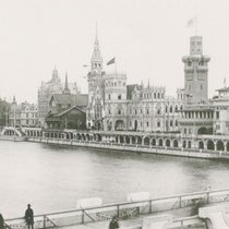 Illustration 1: Pavillons étrangers à l'Exposition universelle de Paris en 1900. (ETH-Bibliothek Zürich, Alte und Seltene Drucke)