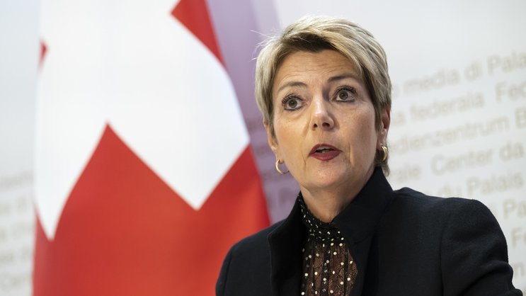 La ministre des Finances Karin Keller-Sutter.