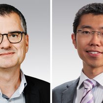 Treiben für die Assekuranz wichtige Zukunftsthemen voran: Kai-Uwe Schanz und Alex Jia.