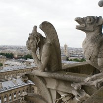Elemente aus Stein haben den verheerenden Brand der berühmten Pariser Kathedrale Notre-Dame Mitte April 2019 überlebt.