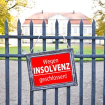 Betrieb wegen Insolvenz geschlossen