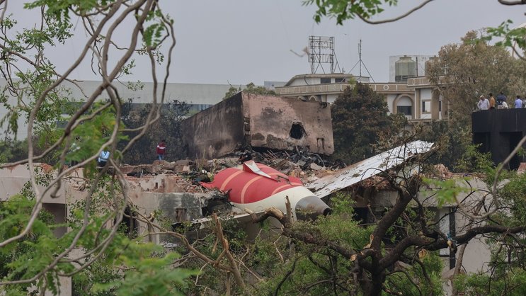 Crash du Boeing 787 Dreamliner d'Air India en juin à Ahmedabad.