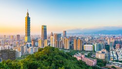 Aon hat in Taiwans Hauptstadt neue Geschäftslokalitäten bezogen: Skyline von Taipeh. 