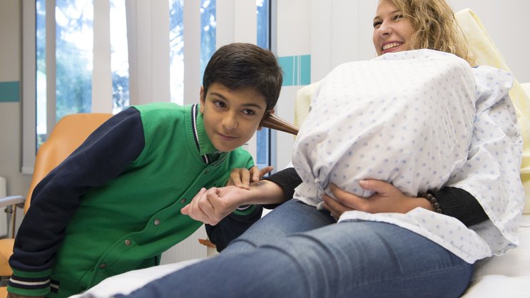 Zukunftstag an der Haute École de santé Vaud in Lausanne: Pflegeberufe sollen beliebter werden.