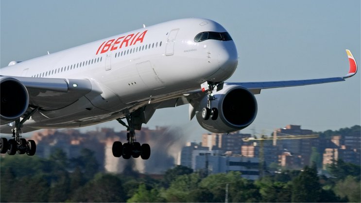 A350 der Iberia.