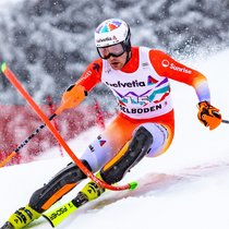 Le slalomeur de la Coupe du monde Daniel Yule, ainsi que 16 autres athlètes de l'équipe de sports d'hiver Helvetia, ont attiré l'attention sur l'action Forêt protectrice et ont apporté leur contribution à la récolte de points de la saison 2024/2025.