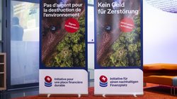 Rollups pour l'initiative populaire fédérale «pour une place financière suisse durable et tournée vers l'avenir».