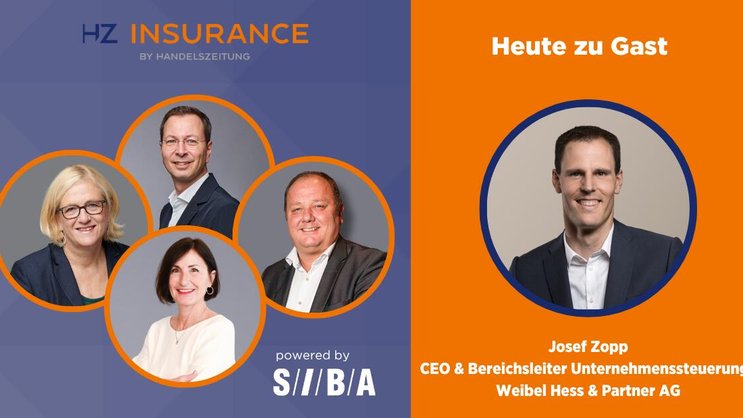 Josef Zopp, CEO von Weibel Hess & Partner AG im Podcast von HZ Insurance.