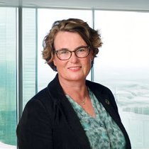 Tine Sundtoft, présidente du conseil d'administration du fonds de pension KLP.