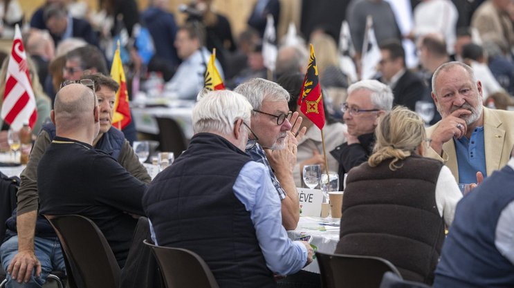 Les délégués de l'UDC se sont réunis samedi à Bulle.