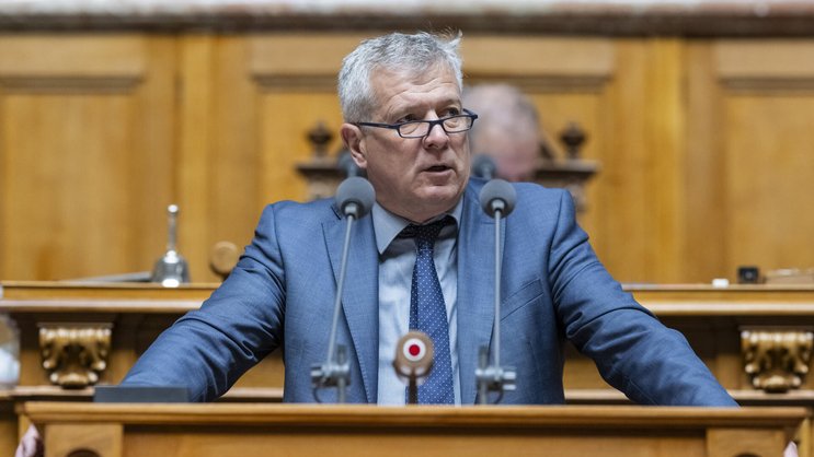 Thomas de Courten, auteur de l'initiative, conseiller national.
