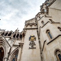 La Cour suprême britannique de Londres.