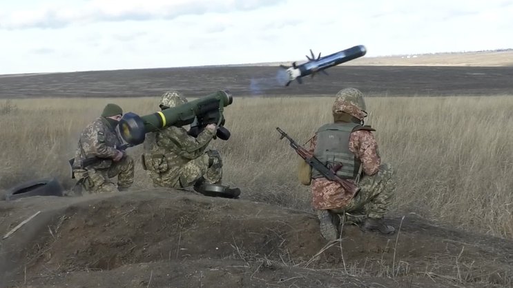 Russland Ukraine Krieg Schulterwaffen