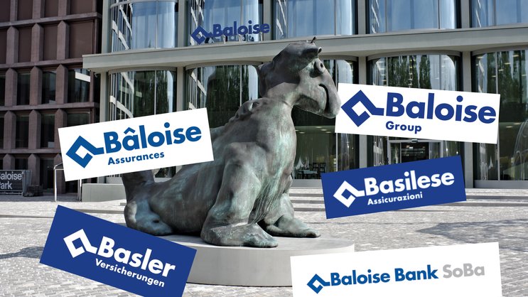 Neue Marke: Die Bâloise reisst ihr Dach ein.